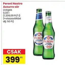 Spar Peroni Nastro Azzurro sör ajánlat