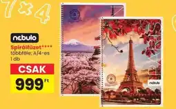 Spar Nebulo Spirálfüzet ajánlat