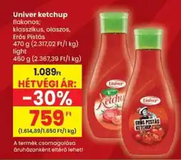 Spar UNIVER Ketchup ajánlat