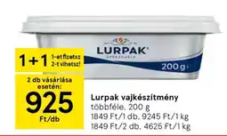 Tesco Lurpak vajkészítmény ajánlat