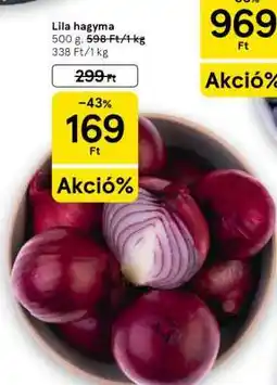 Tesco Lila hagyma ajánlat