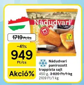 Náduvdari panírozott trappista sajt