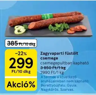 Tesco Zagyvaparti füstölt csemege ajánlat
