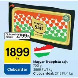 Tesco Magyar Trappista Sajt ajánlat
