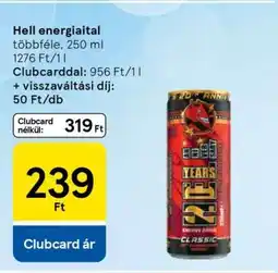 Tesco HELL Energiaital ajánlat