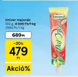 Tesco UNIVER﻿﻿ Majonéz ajánlat