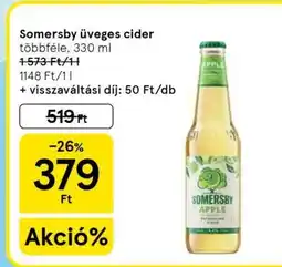 Tesco Somersby üveges cider ajánlat