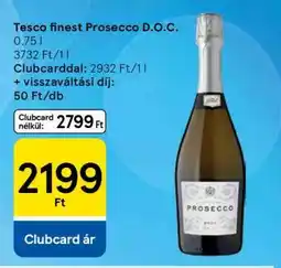 Tesco Tesco finest Prosecco D.O.C ajánlat