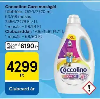 Tesco COCCOLINO CARE Mosógél ajánlat