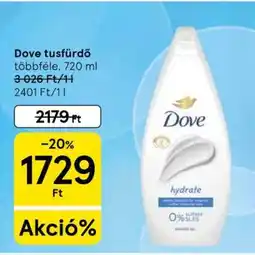 Tesco Dove tusfürdő ajánlat