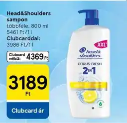 Tesco HEAD & SHOULDERS Sampon ajánlat