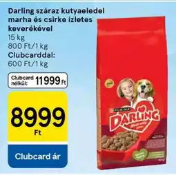 Tesco Darling száraz kutyaeledel marha és csirke ízletes keverékével ajánlat