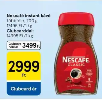 Tesco NESCAFÉ﻿﻿ Instant kávé ajánlat