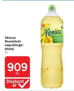 Tesco Vénusz finomított napraforgó-étolaj ajánlat