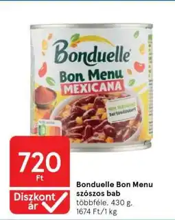 Tesco Bonduelle Bon menu szószos bab ajánlat