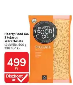 Tesco Hearty Food Co. 2 tojásos száraztészta ajánlat