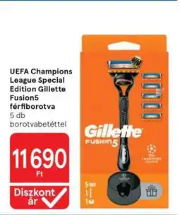 Tesco UEFA Champions League Special Edition Gillette Fusion5 férfiborotva ajánlat