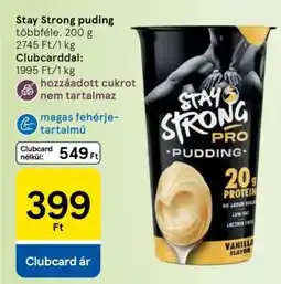 Tesco Stay Strong puding ajánlat