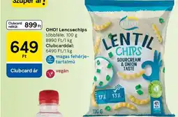 Tesco OHO! Lencsechips ajánlat