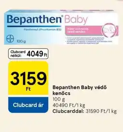 Tesco BEPANTHEN BABY VÉDŐ KENŐCS ajánlat