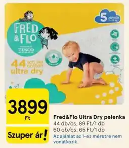 Tesco Fred&Flo ultra dry pelenka ajánlat