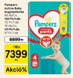 Tesco Pampers Active Baby bugyipelenka ajánlat