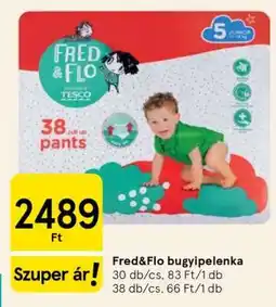 Tesco Fred&Flo bugyipelenka ajánlat