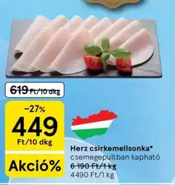 Tesco Herz csirkemellsonka ajánlat