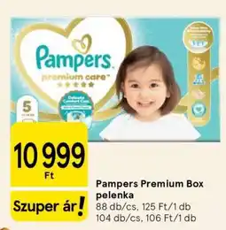 Tesco Pampers Prémium Box pelenka ajánlat