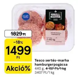 Tesco Tesco sertés-marha hamburgerpogácsa ajánlat