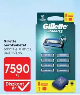 Tesco Gillette borotvabetét ajánlat