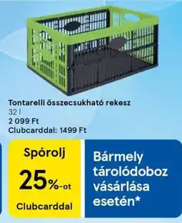 Tesco Tontarelli összecsukható rekesz ajánlat
