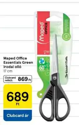 Tesco Maped Office Essentials Green irodai olló ajánlat