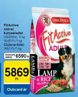 Tesco FitActive száraz kutyaeledel ajánlat