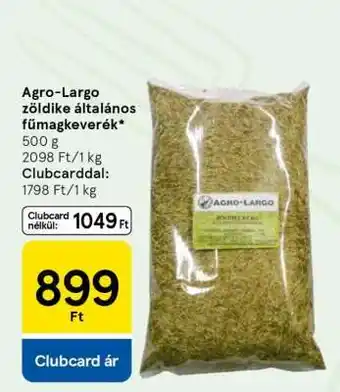 Tesco Agro-Largo zöldike általános fűmagkeverék ajánlat