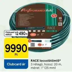 Tesco Race locsolótömlő ajánlat
