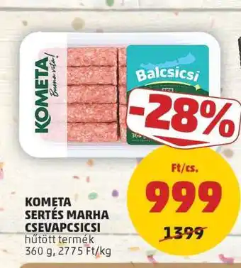 PENNY KOMÉTA Sertés-Marha Csevapcsicsi ajánlat