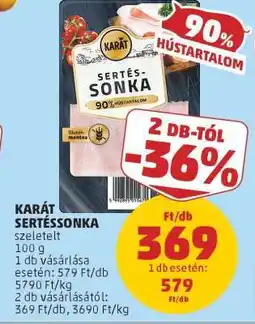 PENNY KARÁT Sertéssonka ajánlat