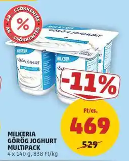 PENNY MILKERIA GÖRÖG JOGHURT MULTIPACK ajánlat