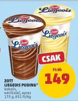 PENNY Zott Liegeois Puding ajánlat