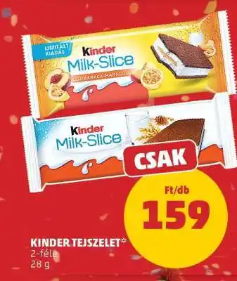 PENNY KINDER Tejszelet ajánlat
