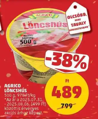 PENNY AGRICO Löncshús ajánlat