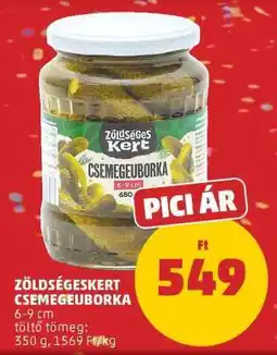 PENNY Zöldségeskert Csemegeuborka ajánlat