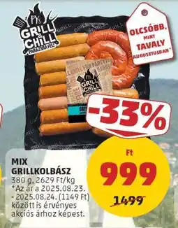 PENNY MIX GRILLKOLBÁSZ ajánlat