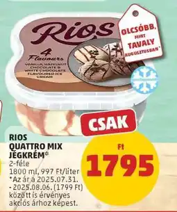 PENNY RIOS QUATTRO MIX JÉGKRÉM ajánlat