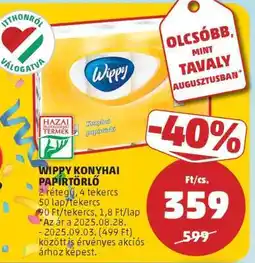 PENNY Wippy Konyhai Papírtörlő ajánlat