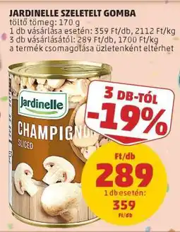 PENNY Jardinelle szeletelt gomba ajánlat