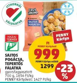 PENNY Sajtos Pogácsa, Tepertős Falatka ajánlat
