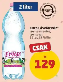 PENNY Emese ásványvíz ajánlat