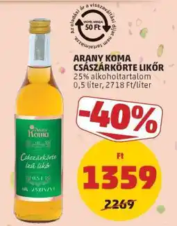 PENNY ARANY KOMA CSÁSZÁRKÖRTE LIKŐR ajánlat